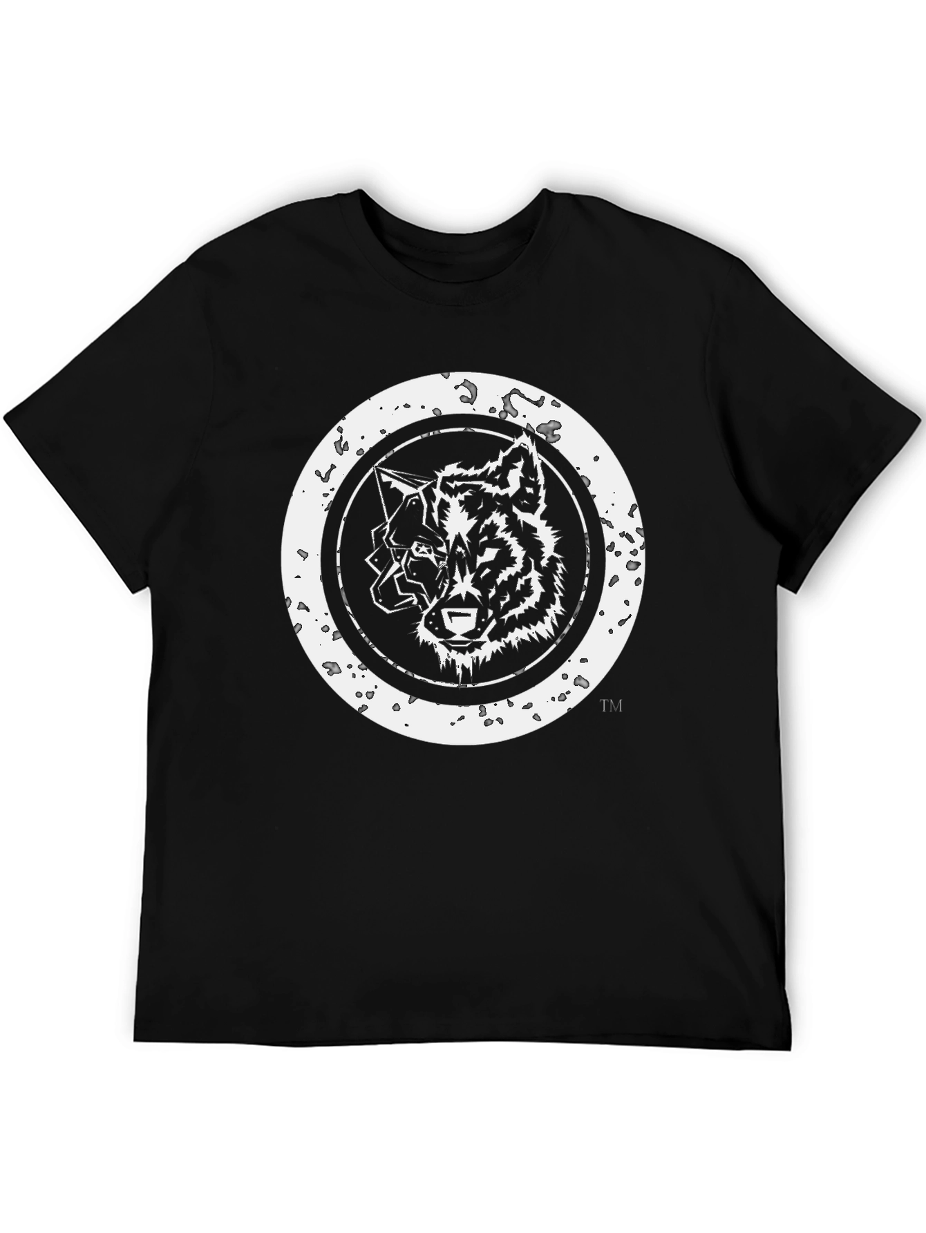 Wolf Graphic T-Shirt - Black Tee