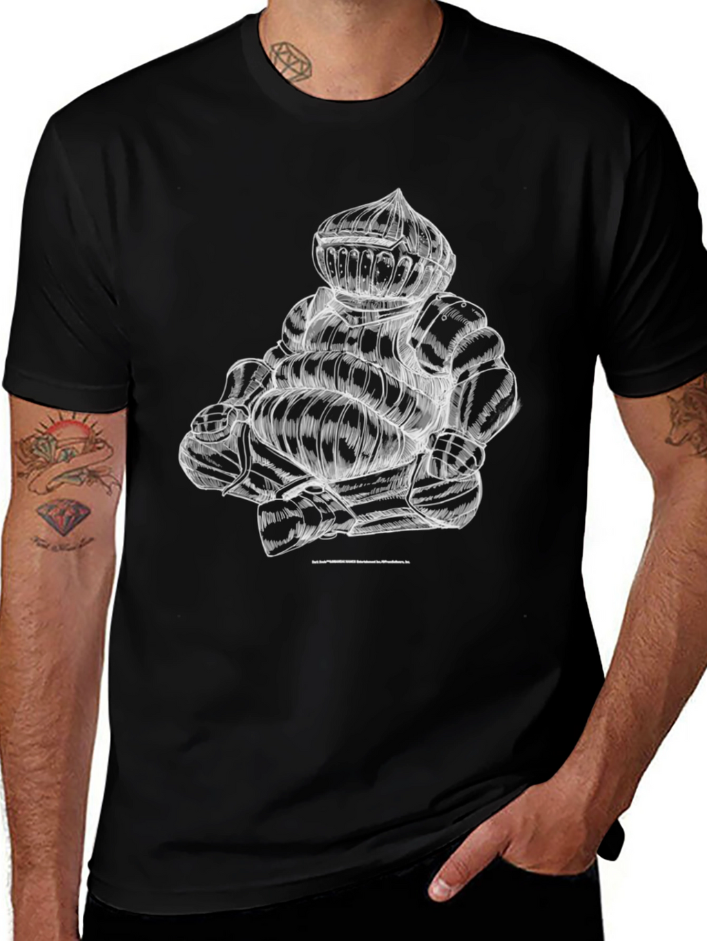 Onion Knight T-Shirt - Black Graphic Tee