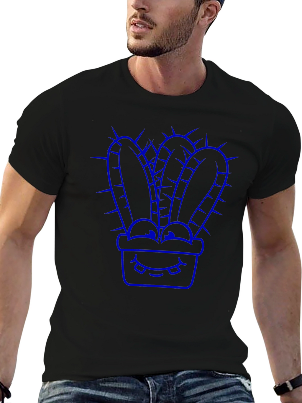 Cool Cactus Graphic Tee - Unique Design