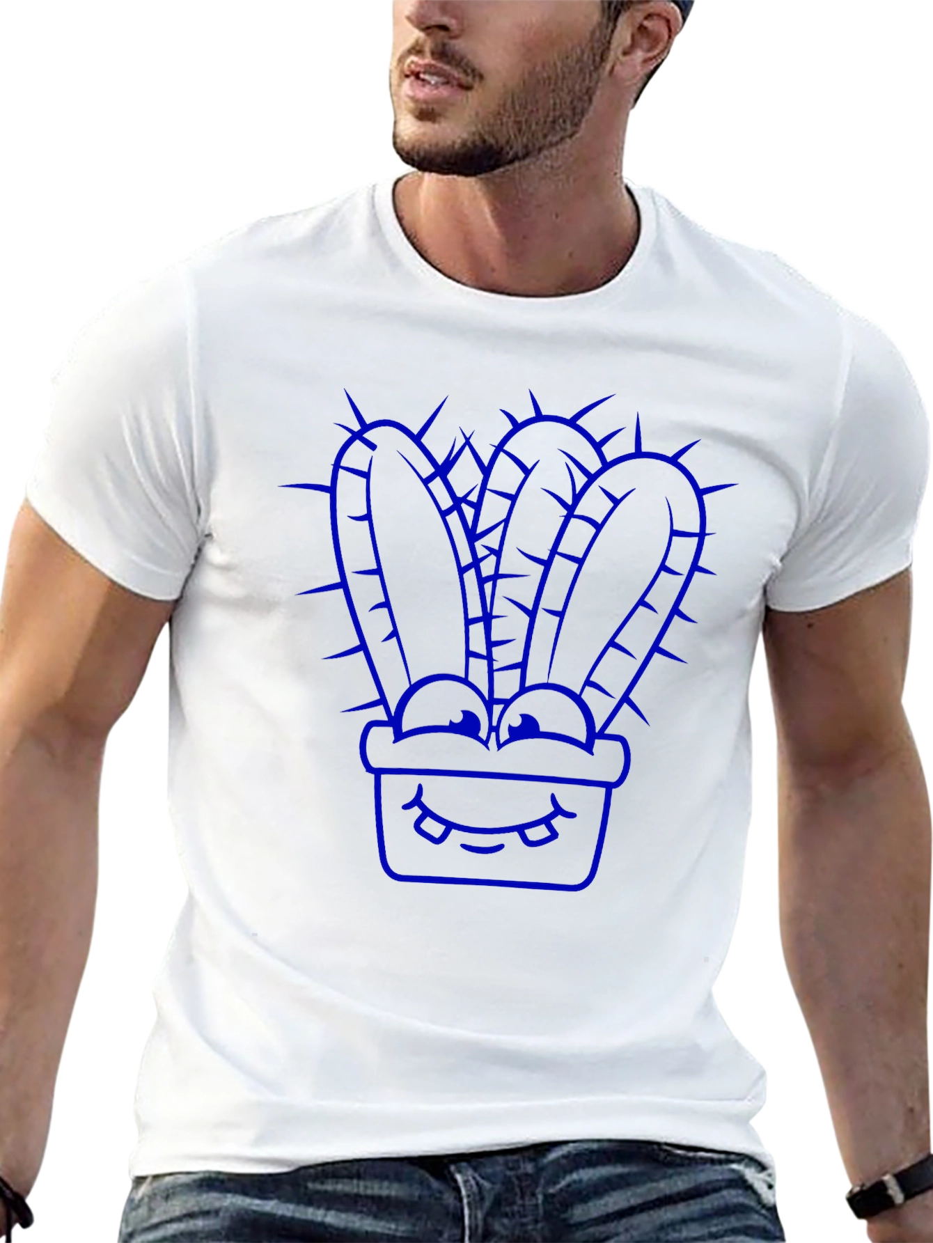 Cool Cactus Graphic Tee - Unique Design
