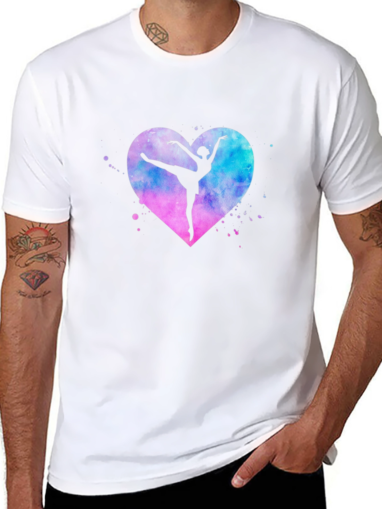 Ballet Heart Graphic T-Shirt