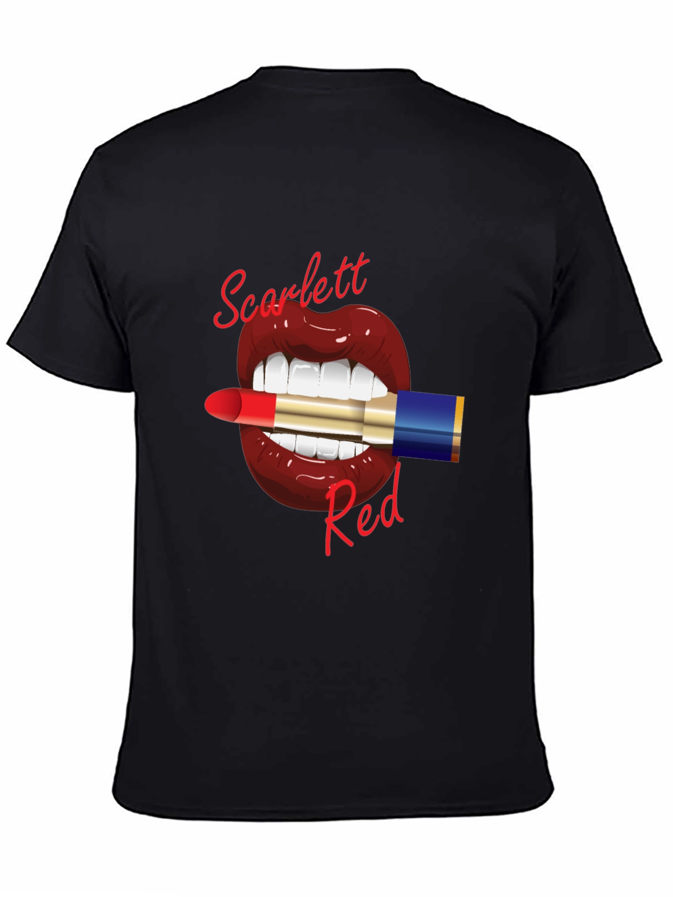 Scarlett Red Lips Lipstick T-Shirt