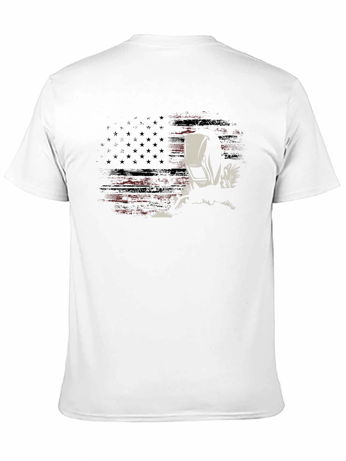 Welder American Flag Graphic T-Shirt