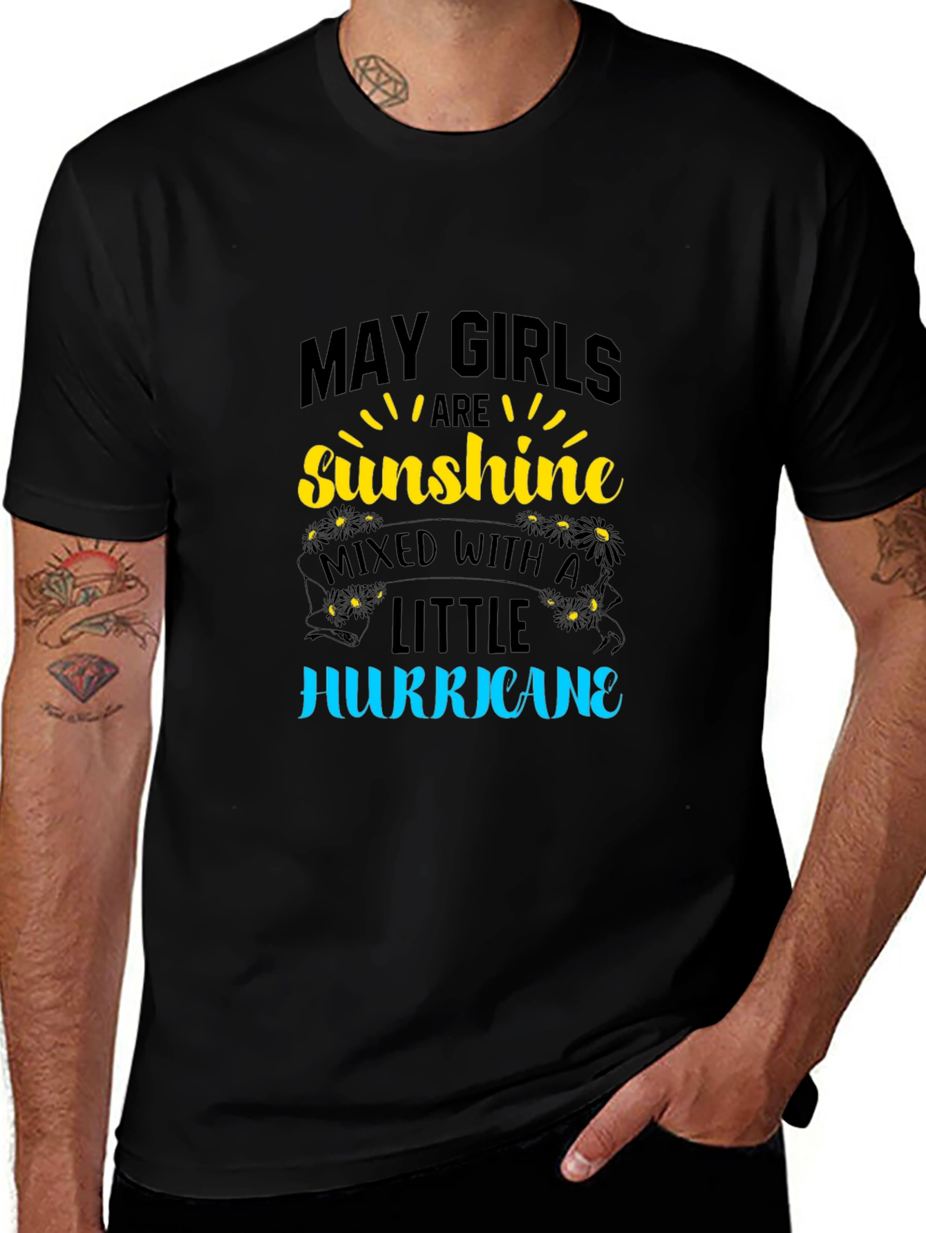 May Girls Sunshine Hurricane Graphic Tee