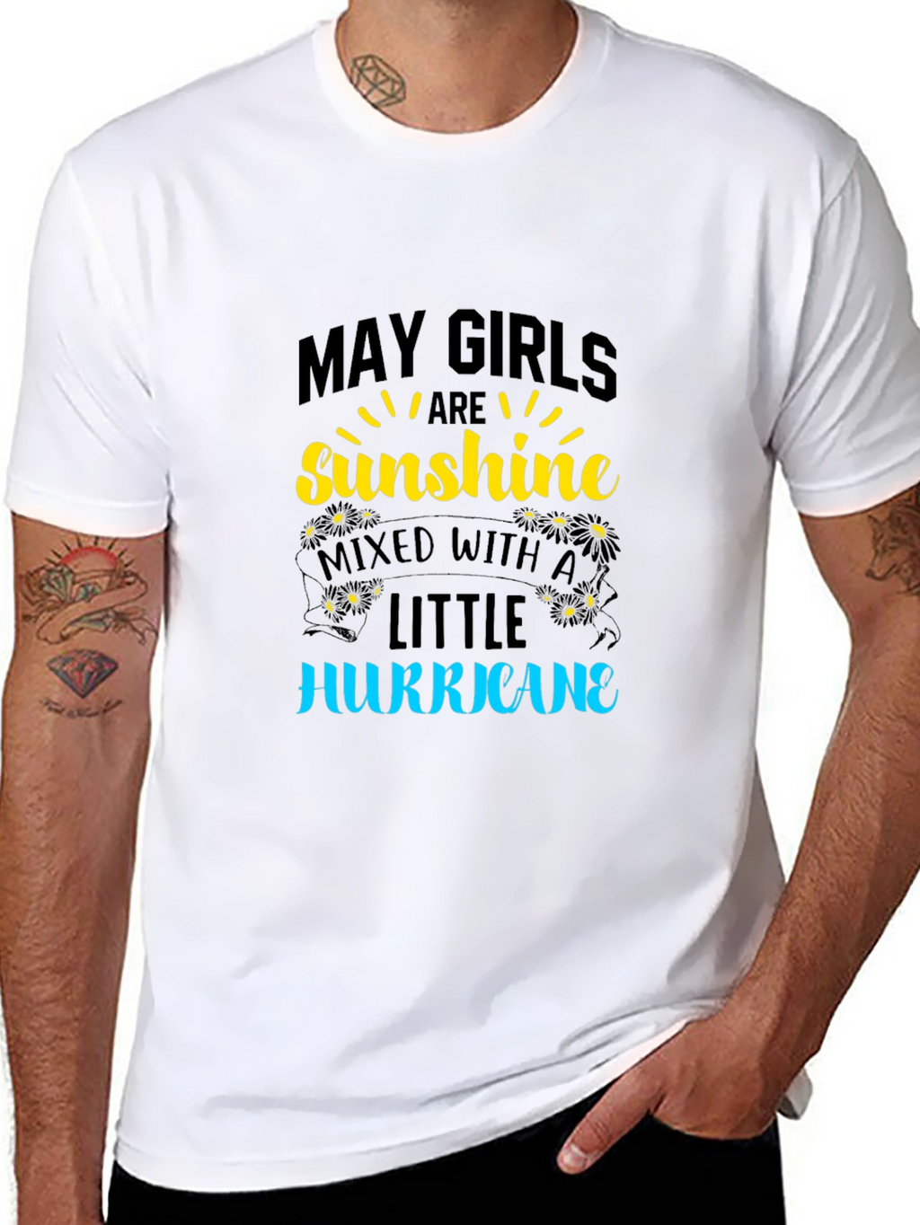 May Girls Sunshine Hurricane Graphic Tee