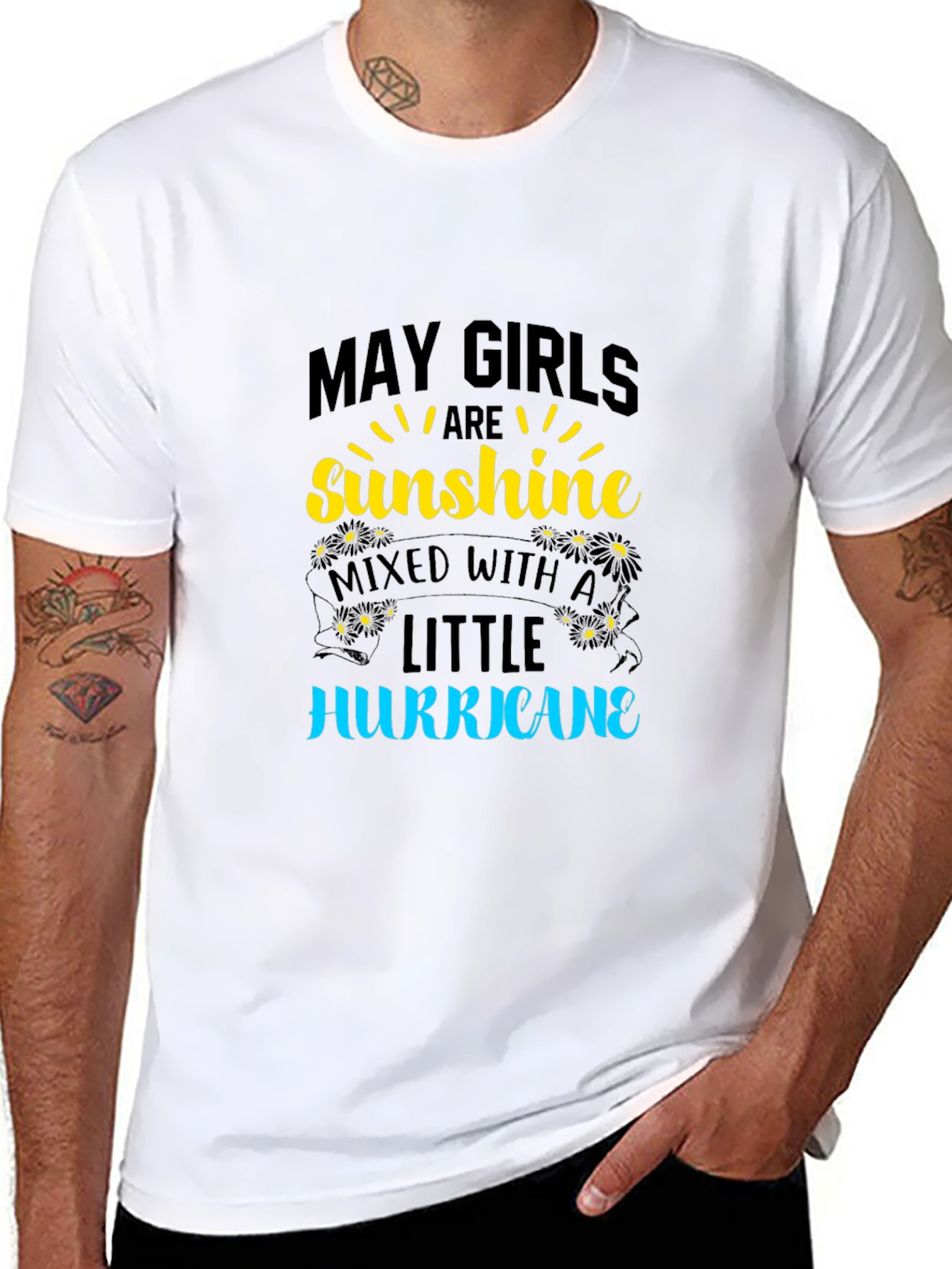 May Girls Sunshine Hurricane Graphic Tee