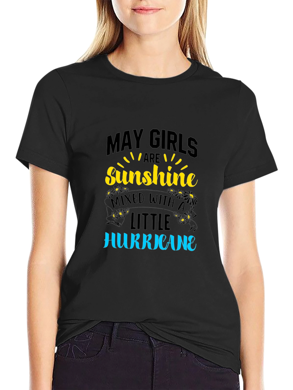 May Girls Sunshine Hurricane Graphic Tee