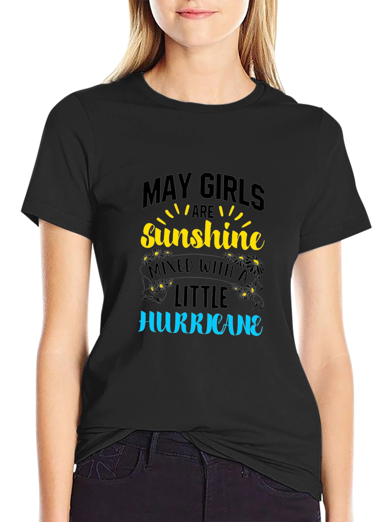 May Girls Sunshine Hurricane Graphic Tee