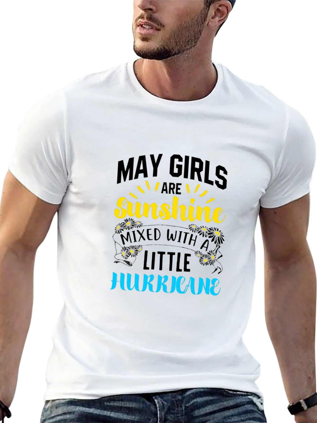 May Girls Sunshine Hurricane Graphic Tee