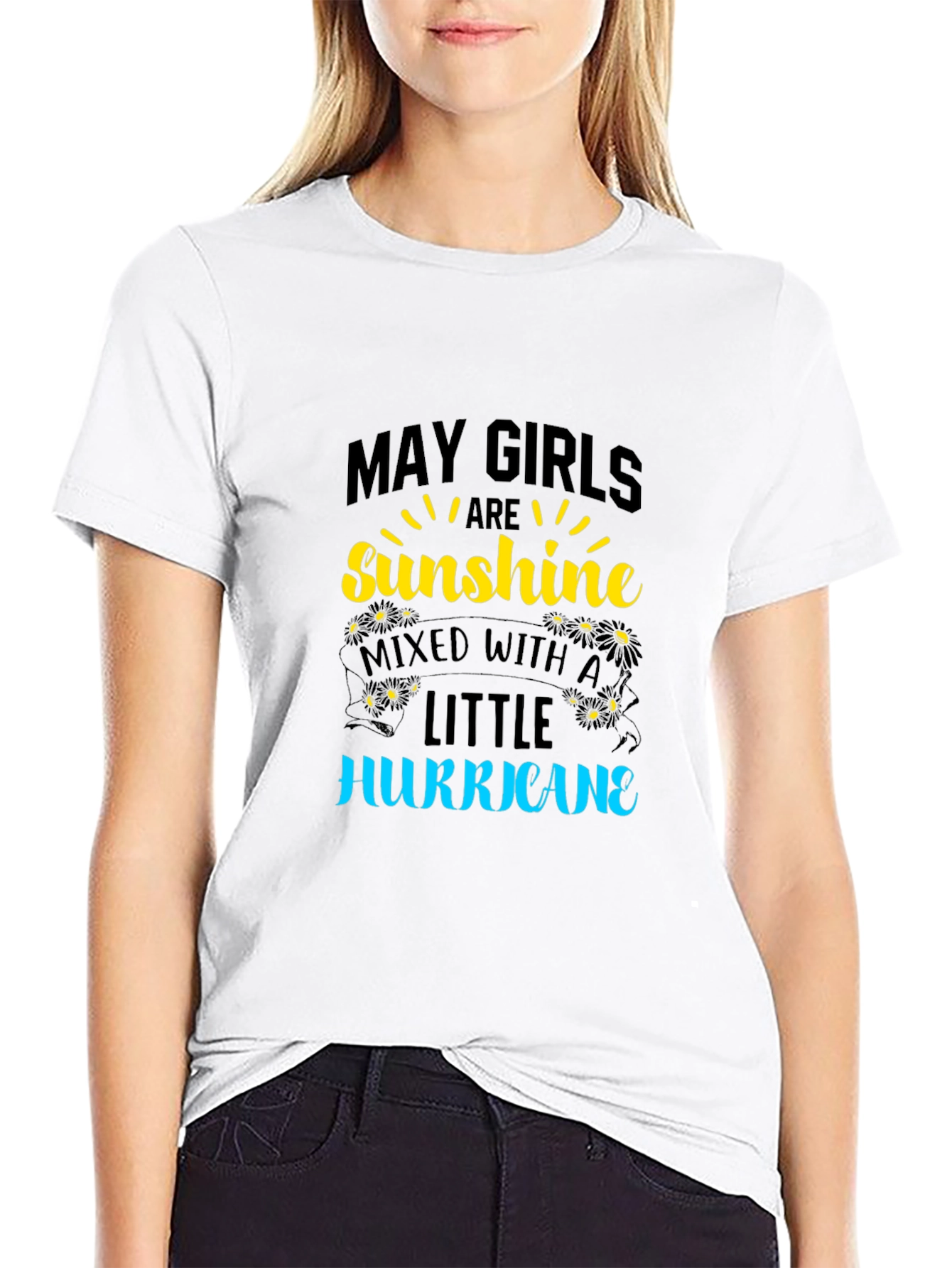 May Girls Sunshine Hurricane Graphic Tee