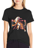 Year of the Tiger Graphic Tee - Black Cotton
