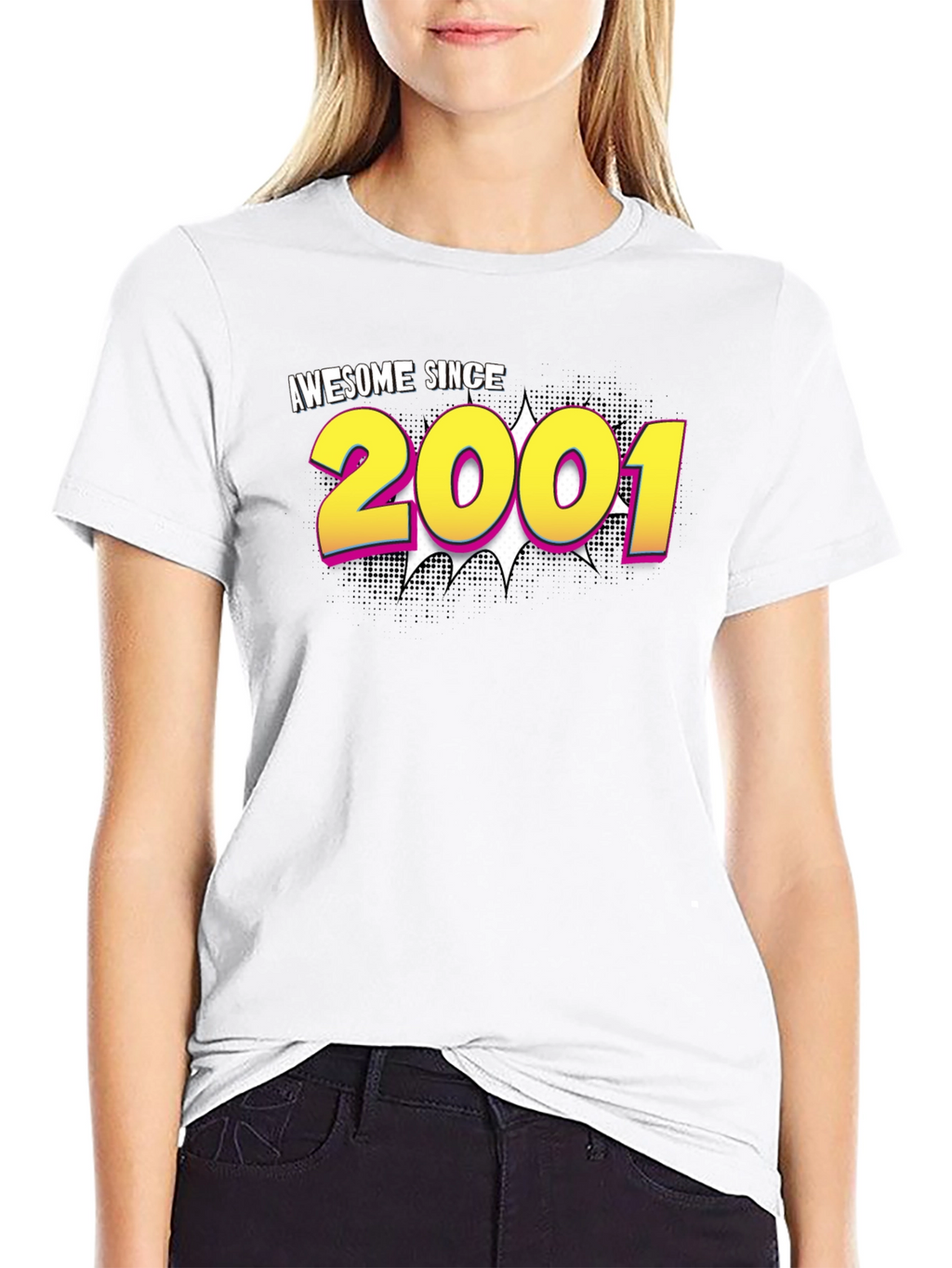 Awesome Since 2001 Graphic Tee - Birthday Gift