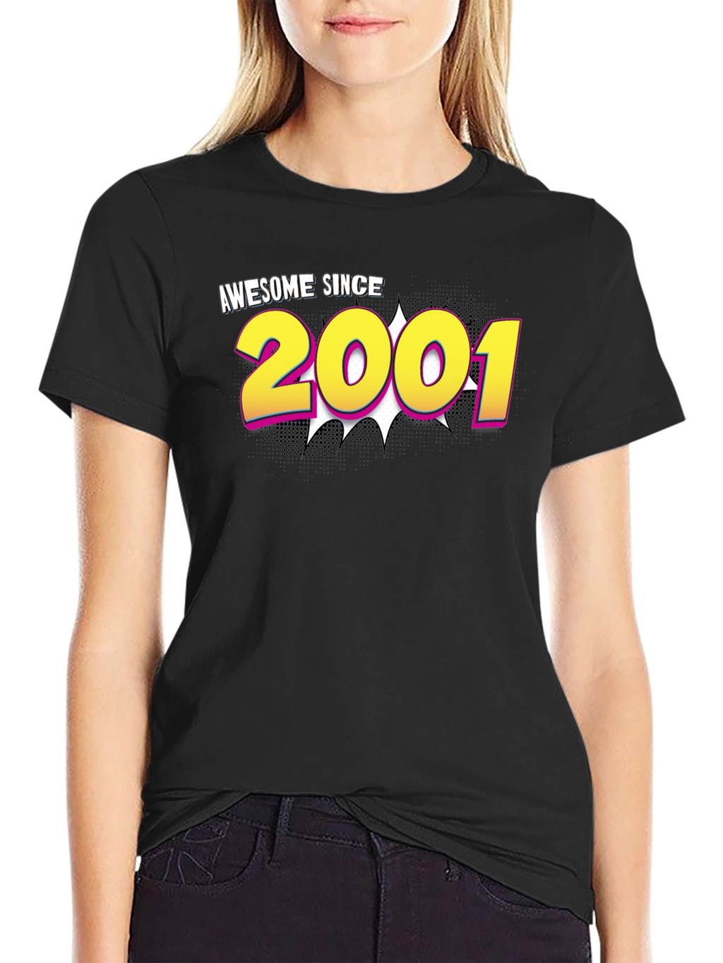 Awesome Since 2001 Graphic Tee - Birthday Gift
