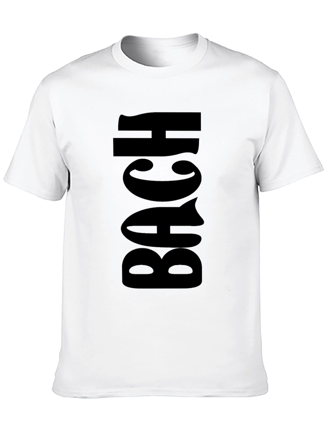 Black BACH Graphic Tee - Party Ready!
