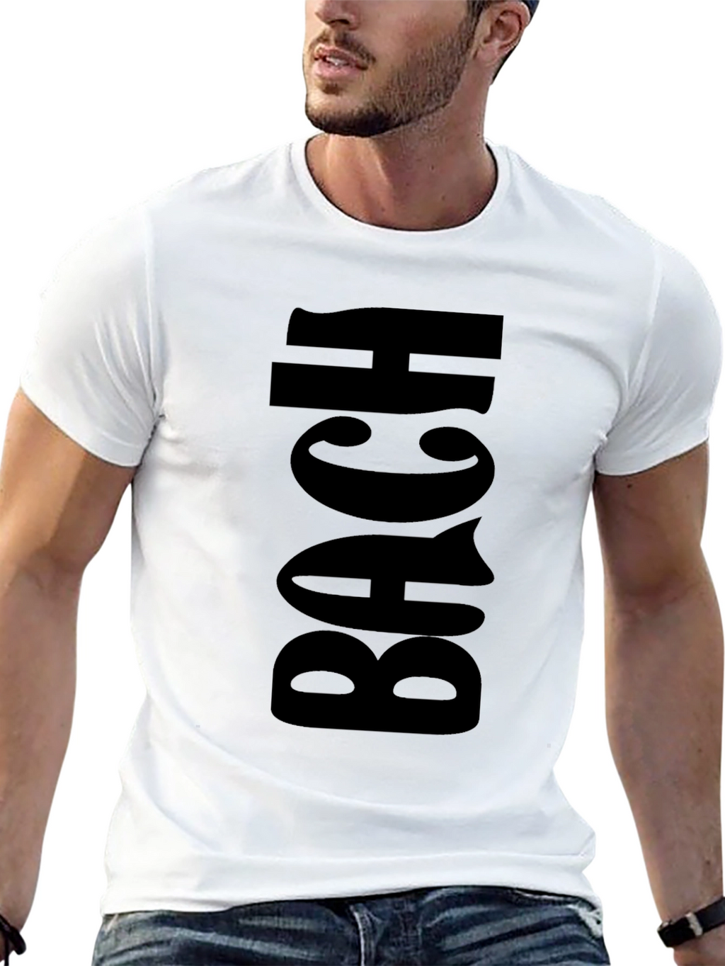 Black BACH Graphic Tee - Party Ready!