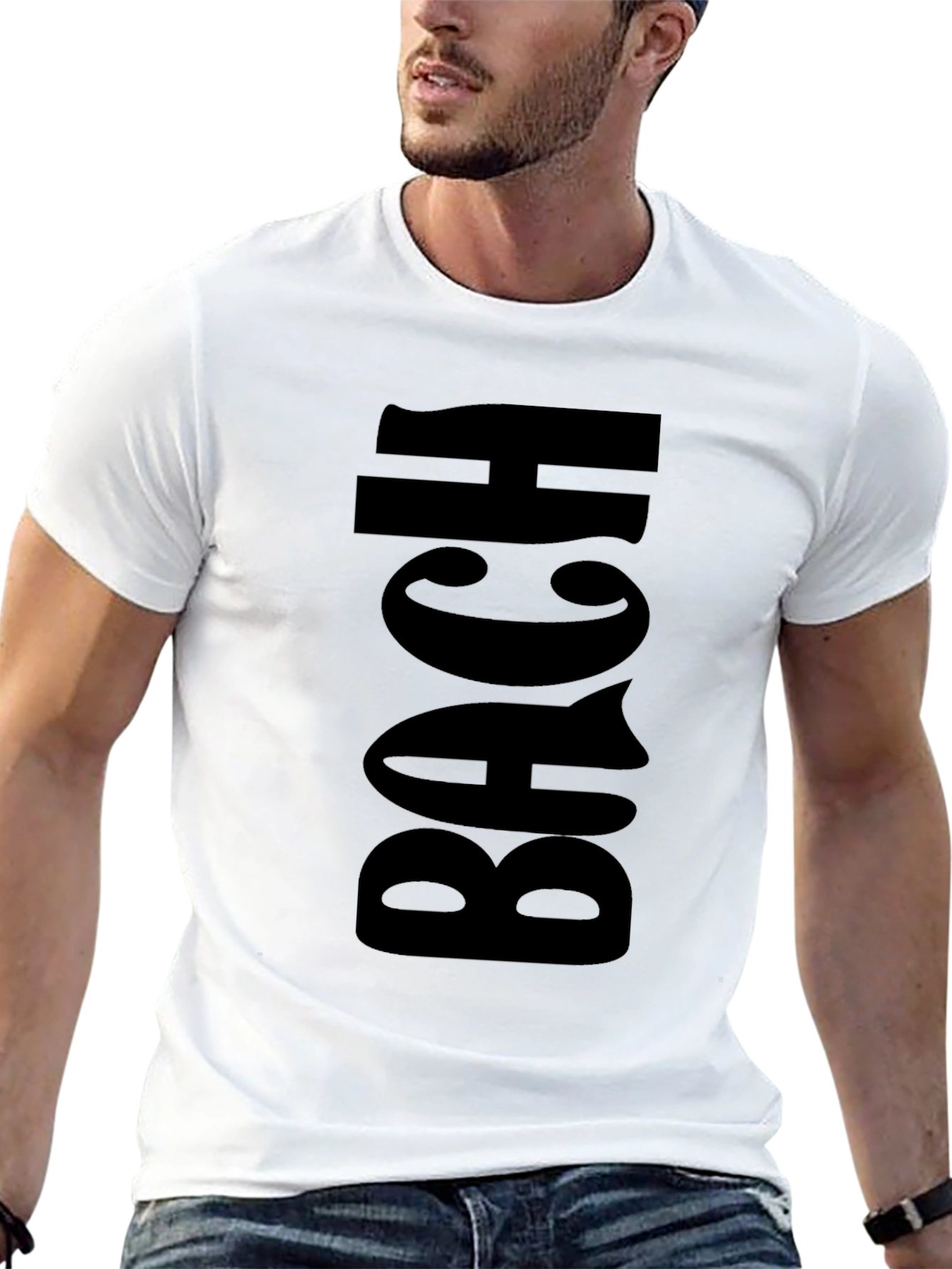 Black BACH Graphic Tee - Party Ready!
