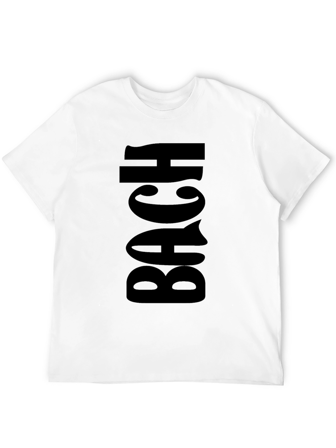 Black BACH Graphic Tee - Party Ready!