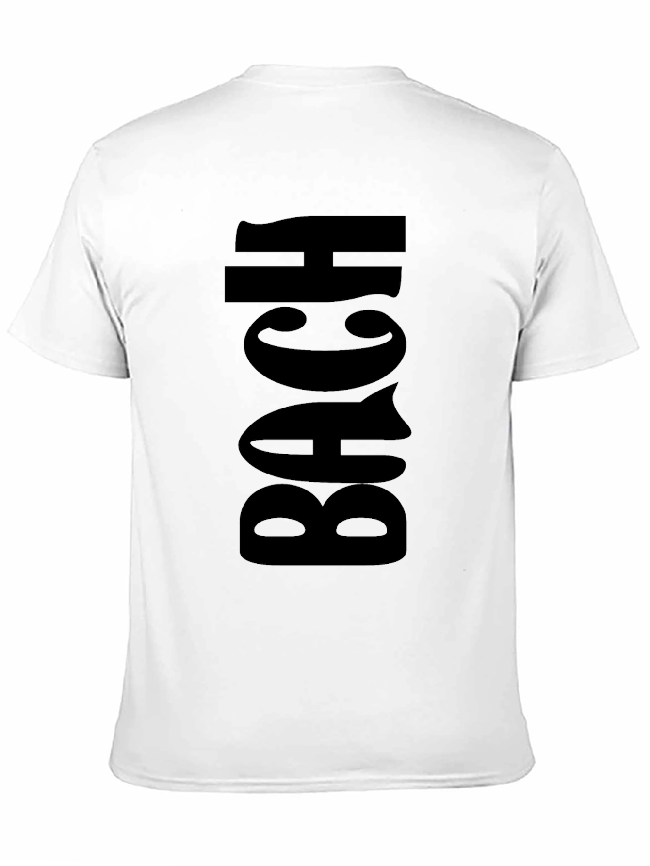 Black BACH Graphic Tee - Party Ready!