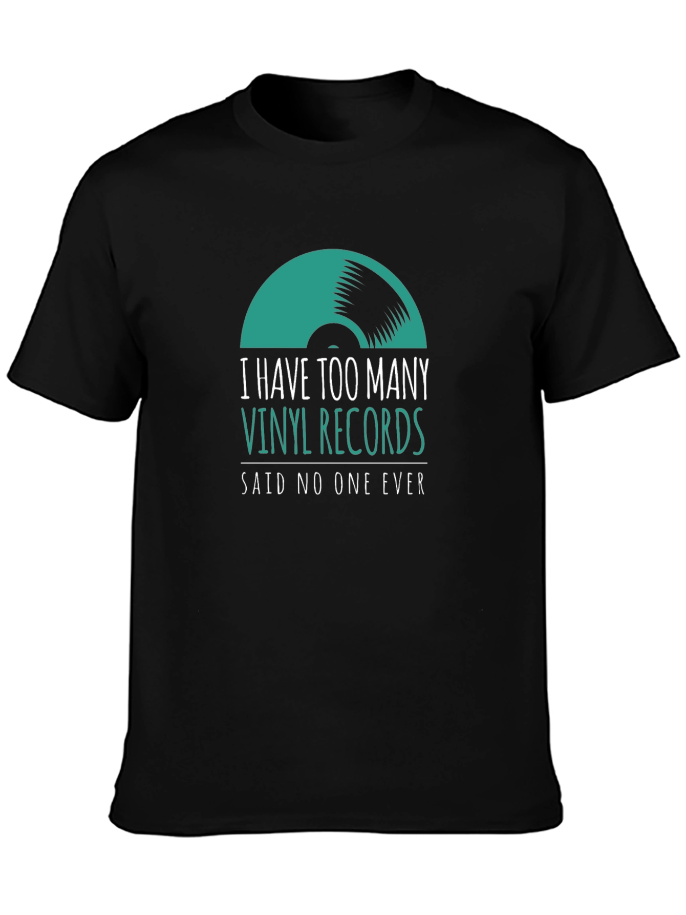 Vinyl Records Graphic Tee - Music Lover Shirt