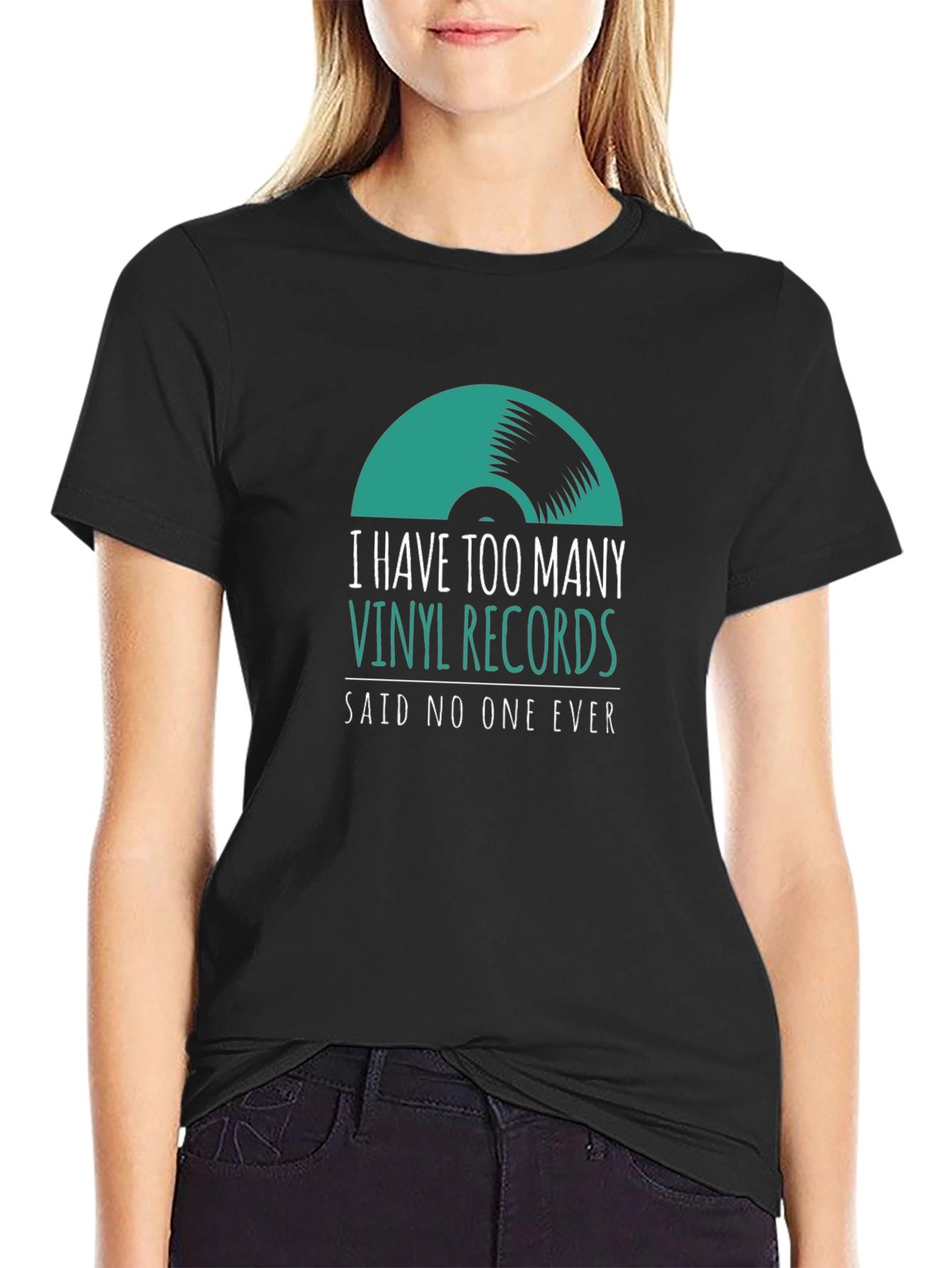 Vinyl Records Graphic Tee - Music Lover Shirt