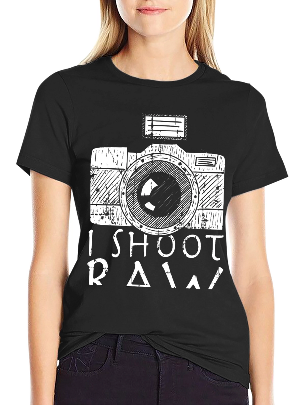 I Shoot RAW Camera Graphic Tee