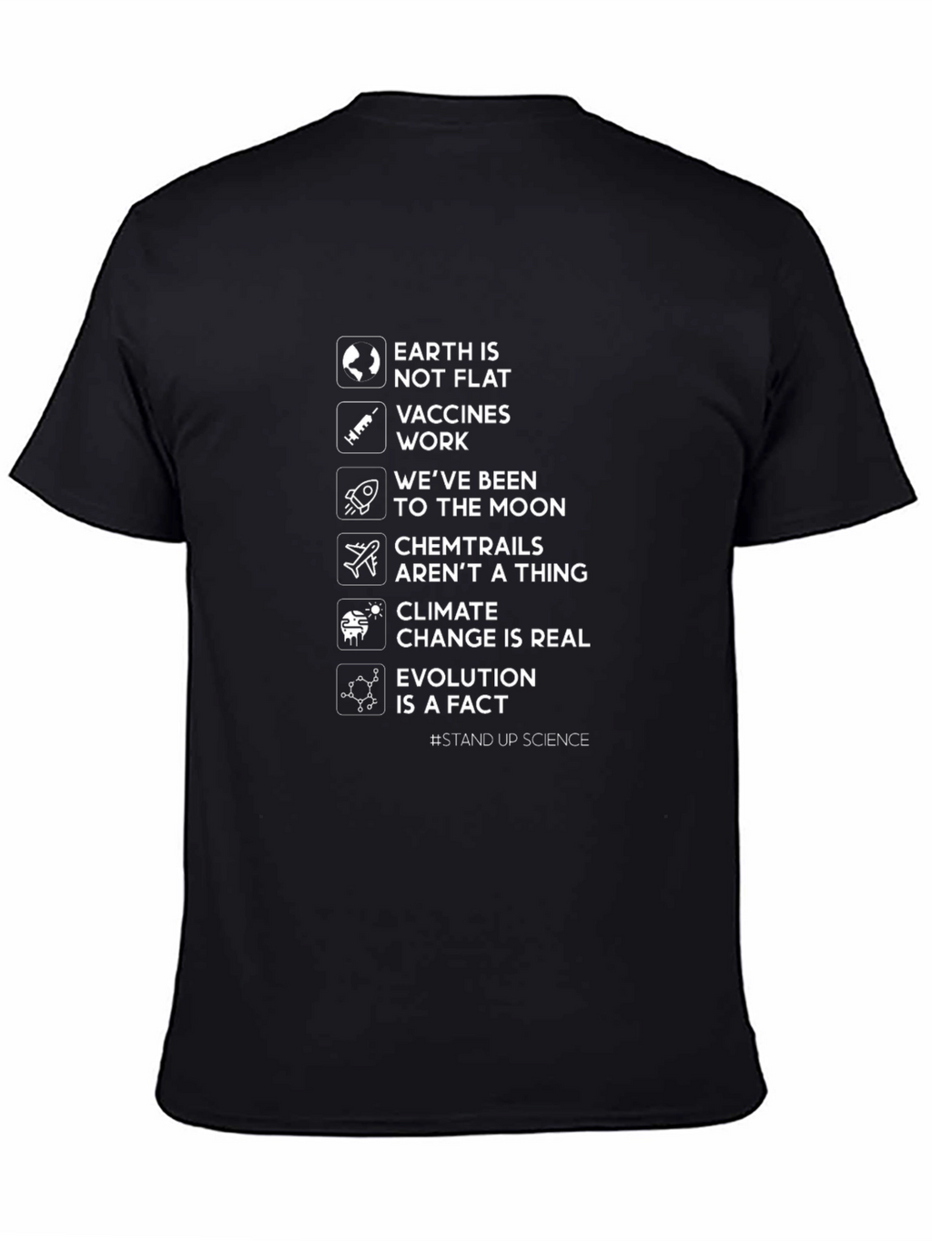 Science Facts T-Shirt - Stand Up Science