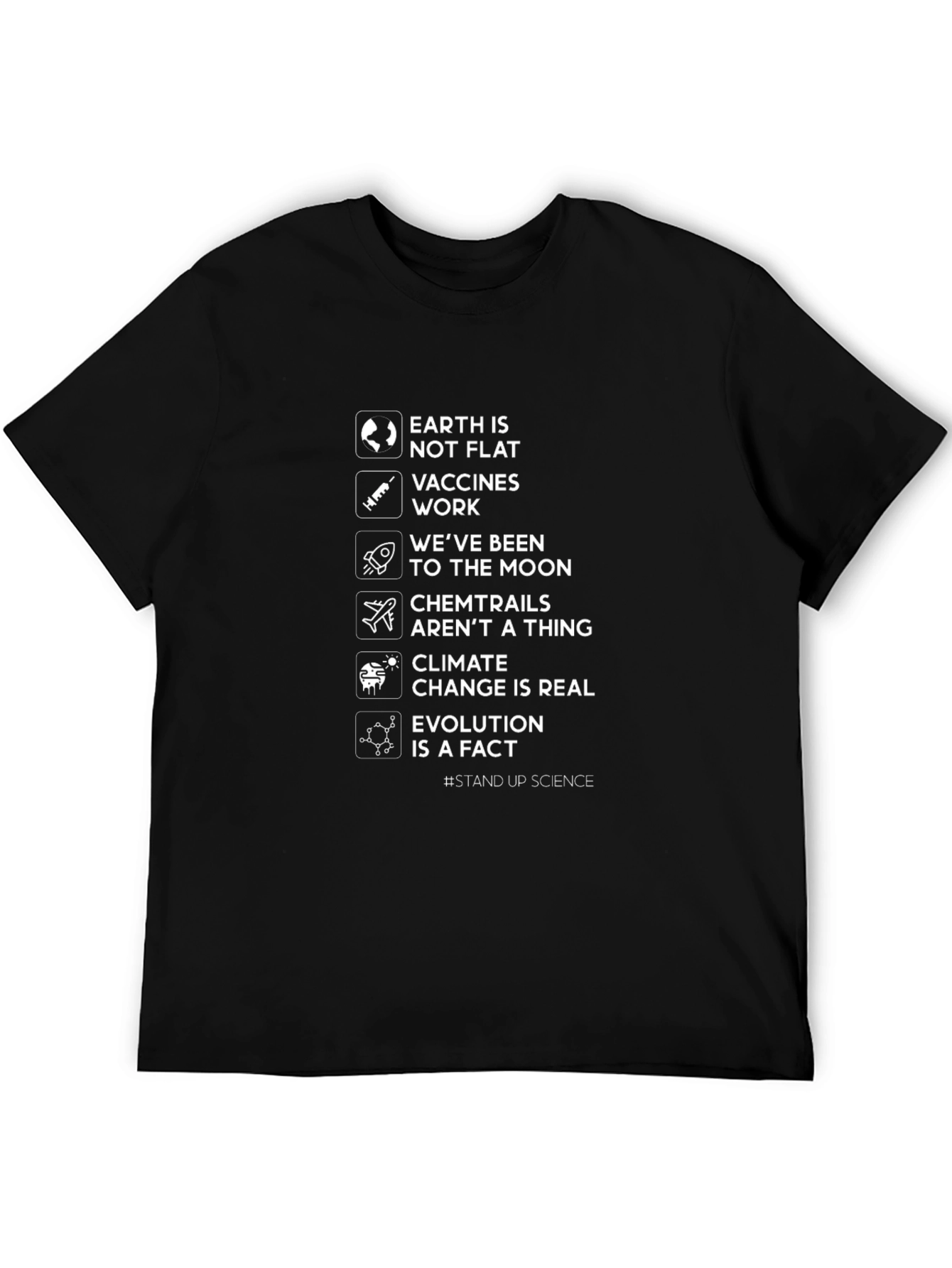 Science Facts T-Shirt - Stand Up Science