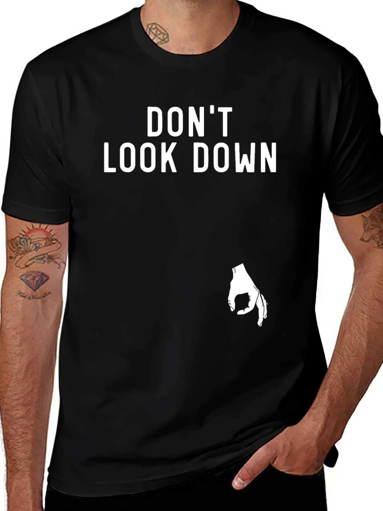 Dont Look Down T-Shirt - Circle Game Tee