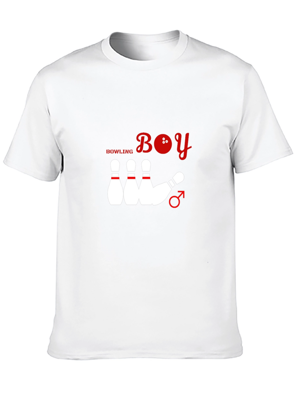 Bowling Boy Graphic T-Shirt - Black
