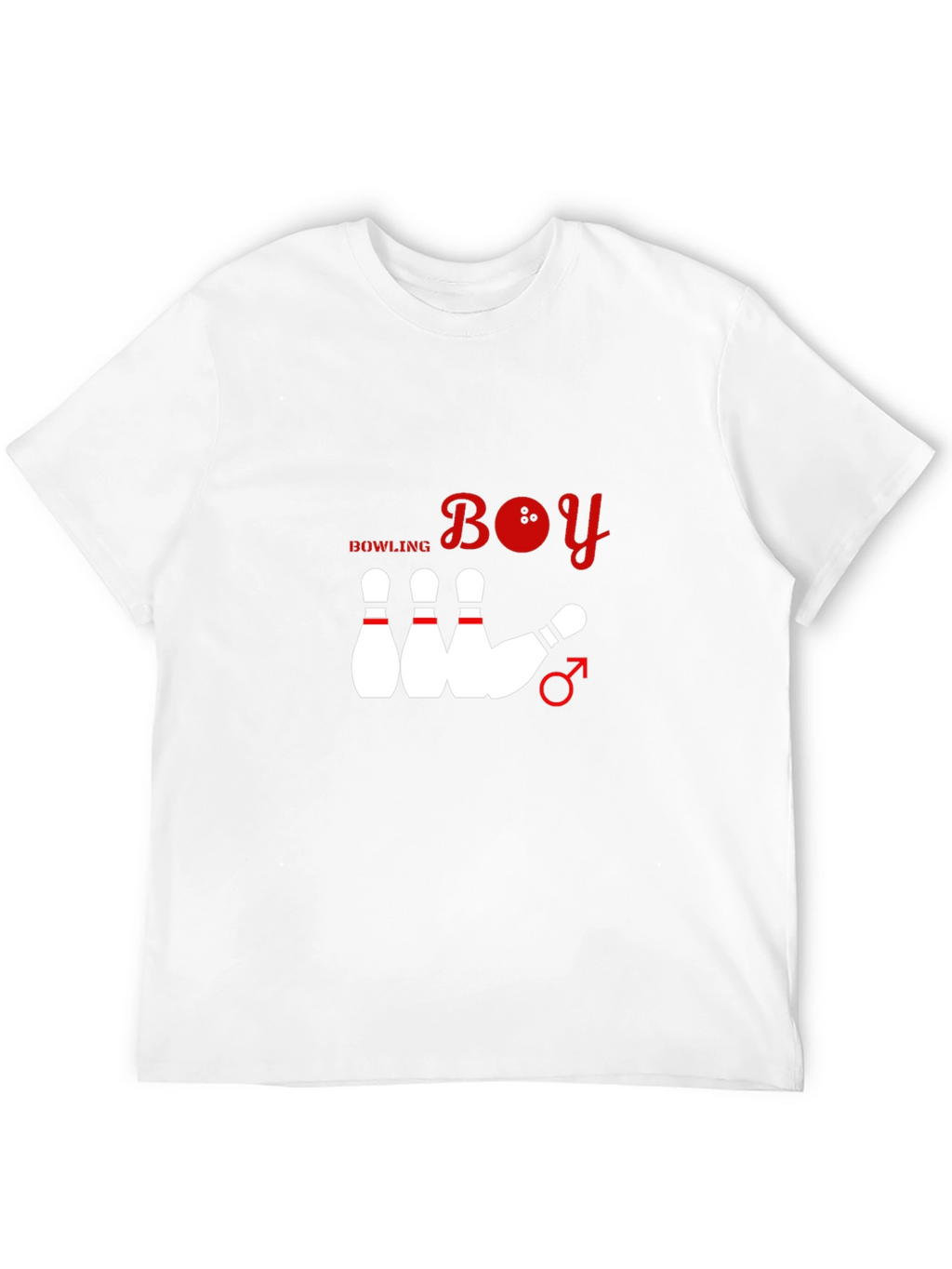 Bowling Boy Graphic T-Shirt - Black