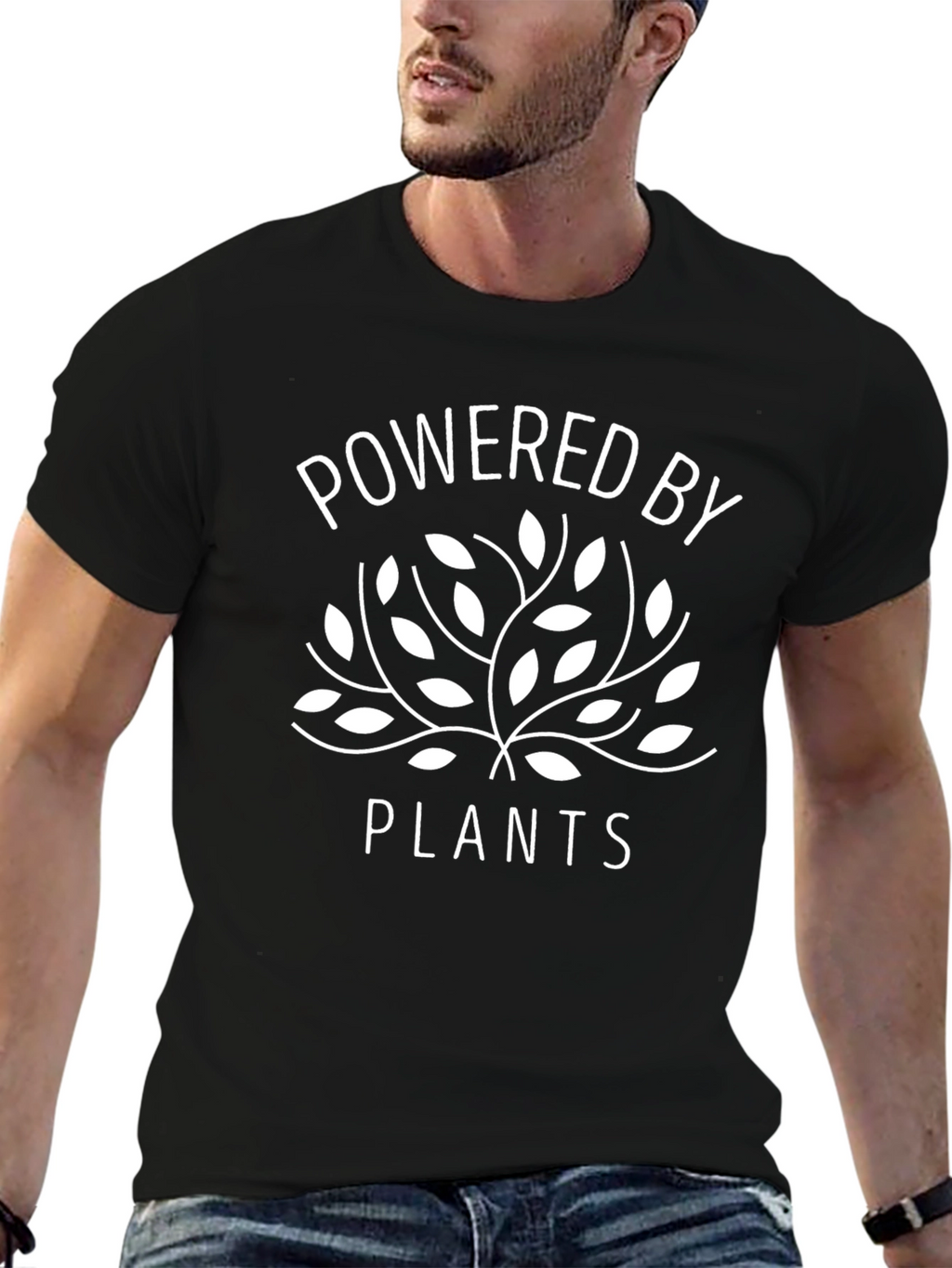 Powered by Plants Graphic Tee - Vegan T-Shirt