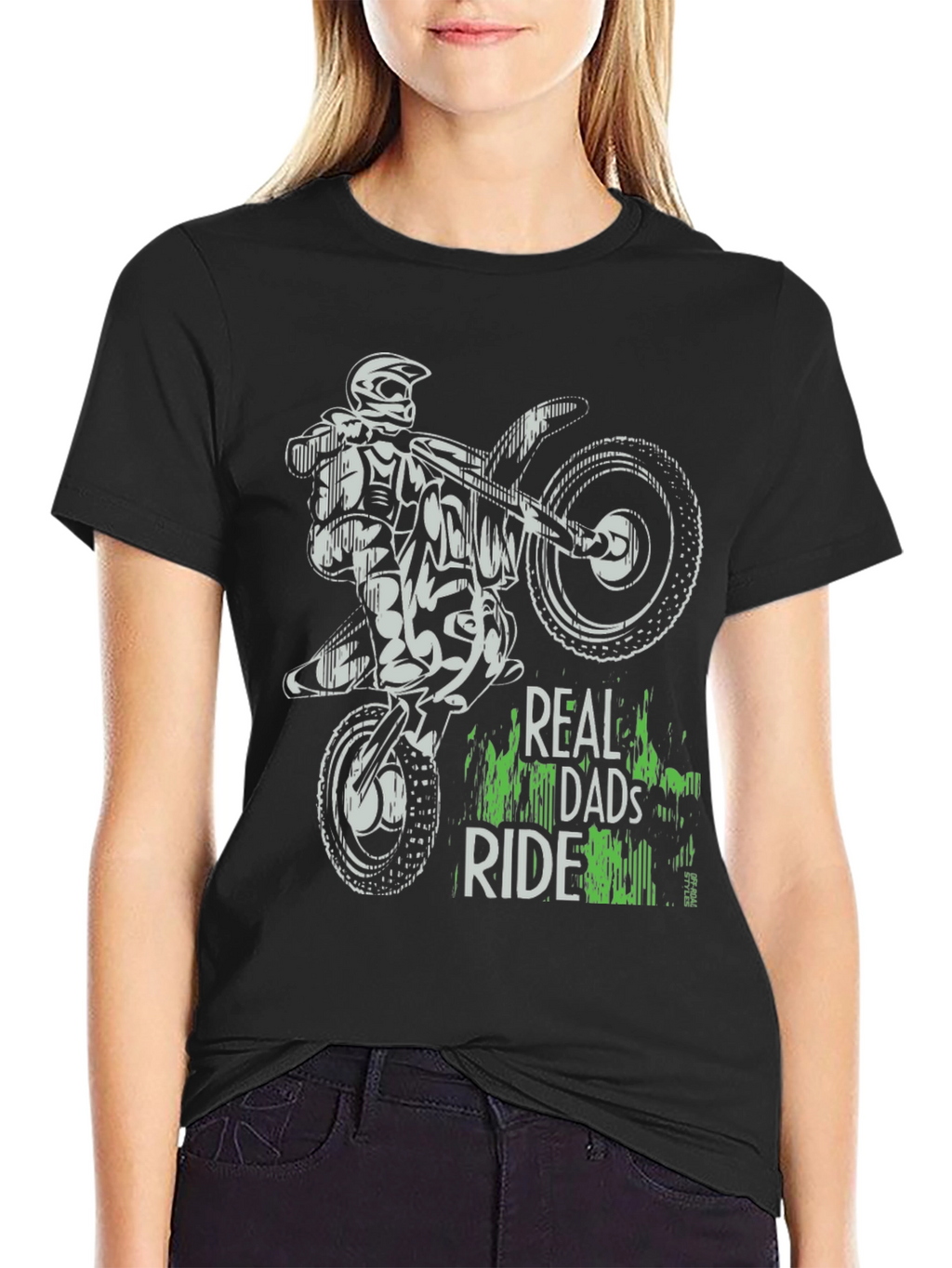 Real Dads Ride Motocross Graphic Tee