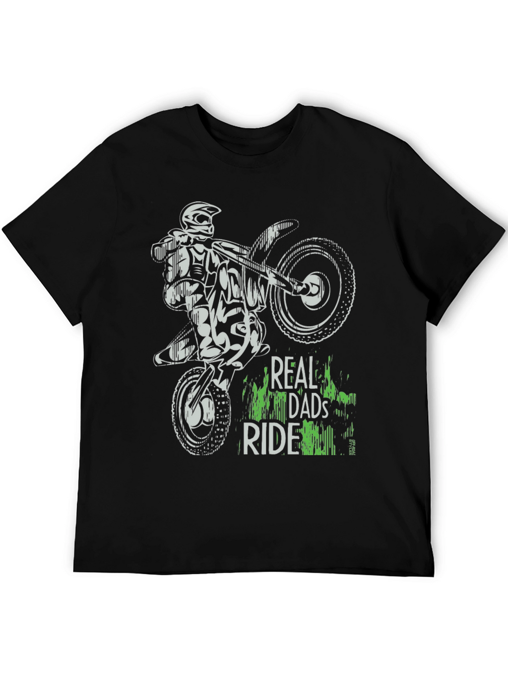 Real Dads Ride Motocross Graphic Tee