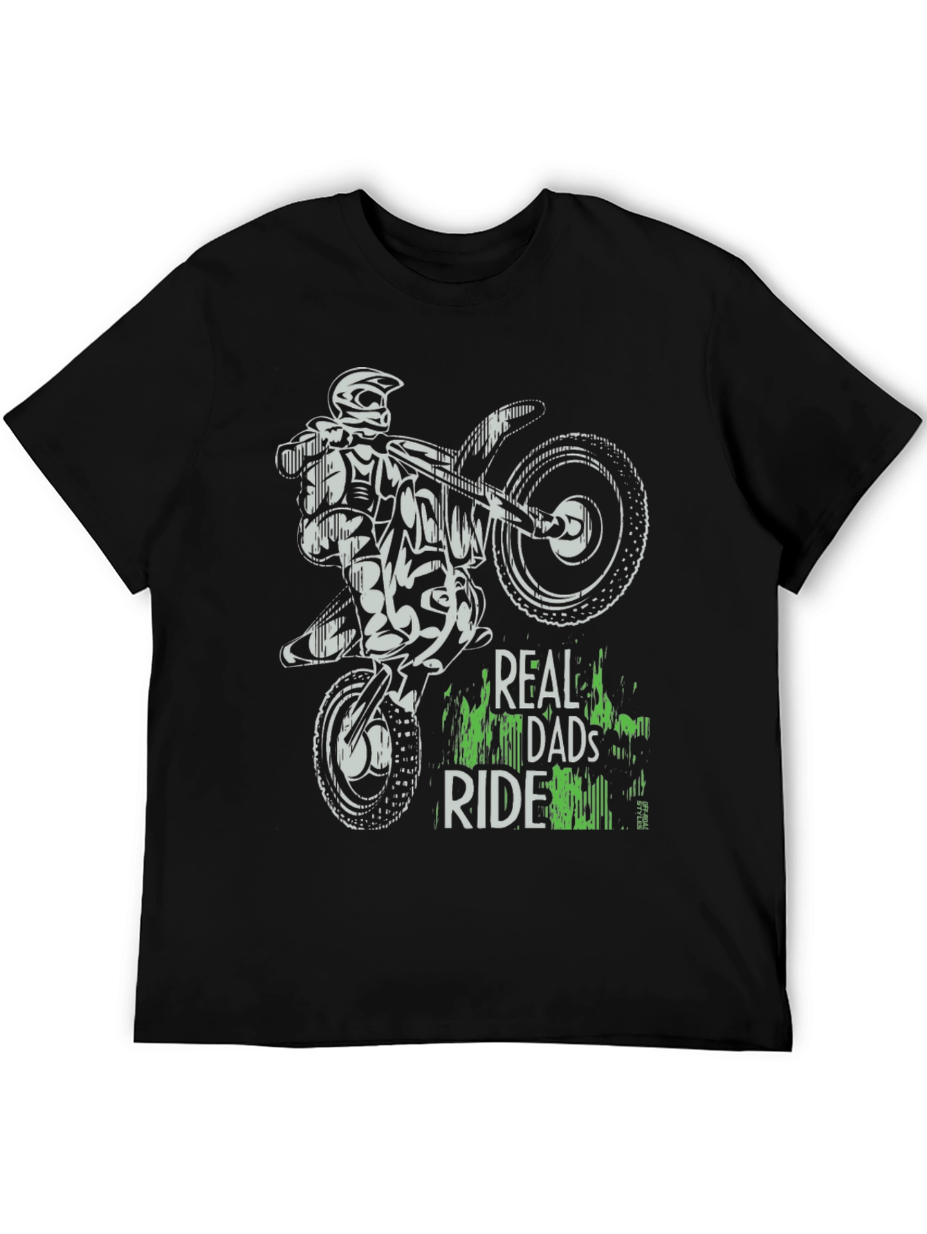 Real Dads Ride Motocross Graphic Tee
