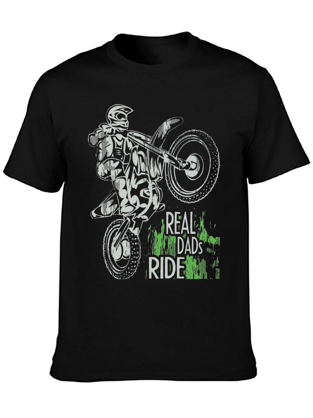 Real Dads Ride Motocross Graphic Tee