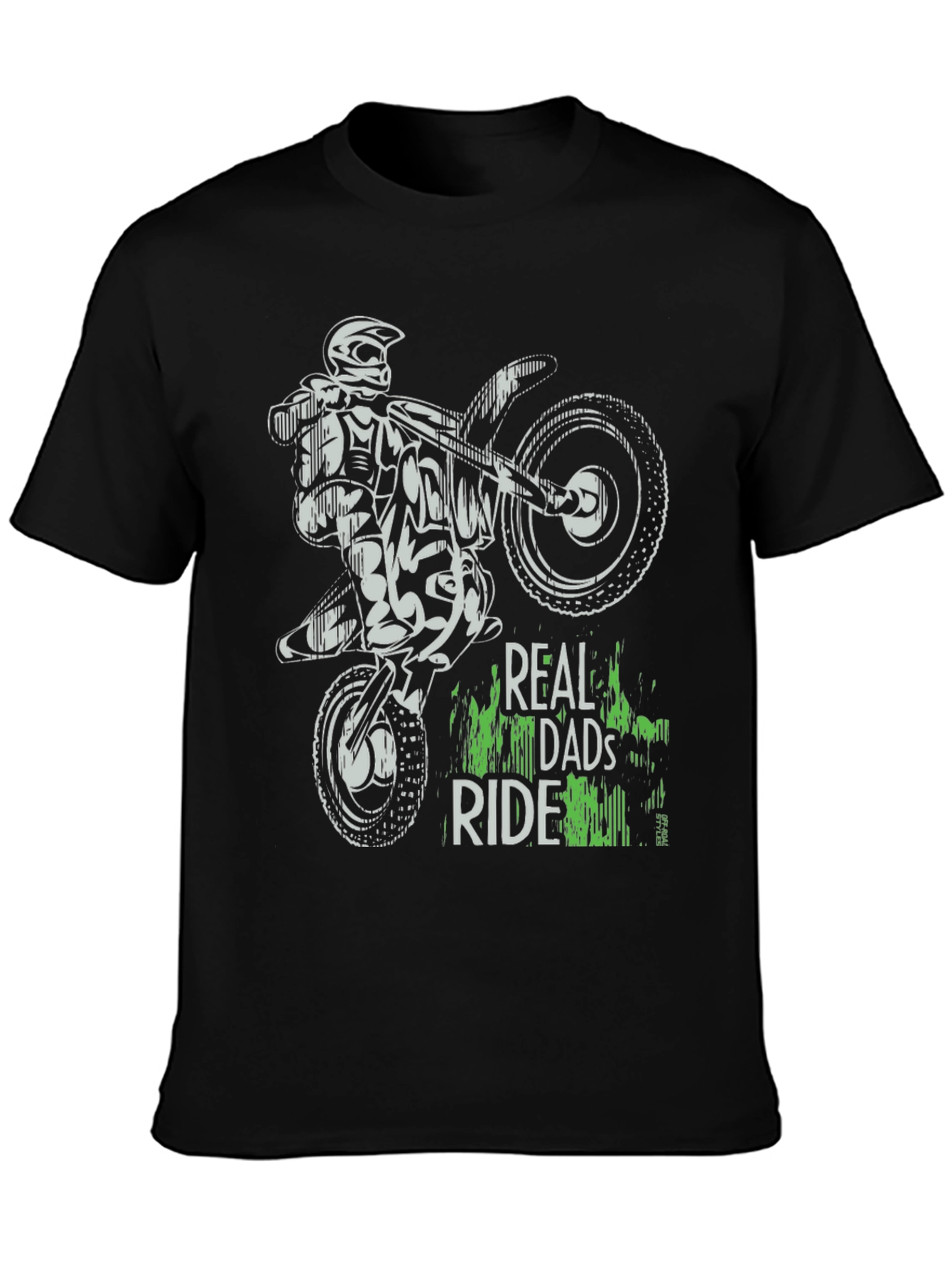 Real Dads Ride Motocross Graphic Tee