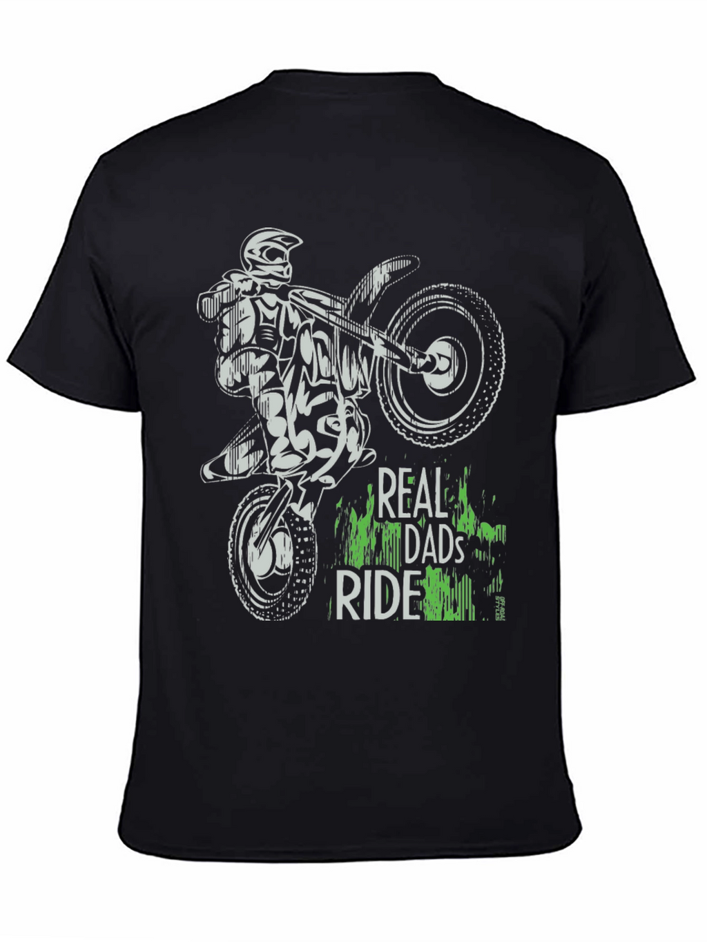 Real Dads Ride Motocross Graphic Tee