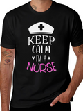 Keep Calm Im a Nurse T-Shirt - Black