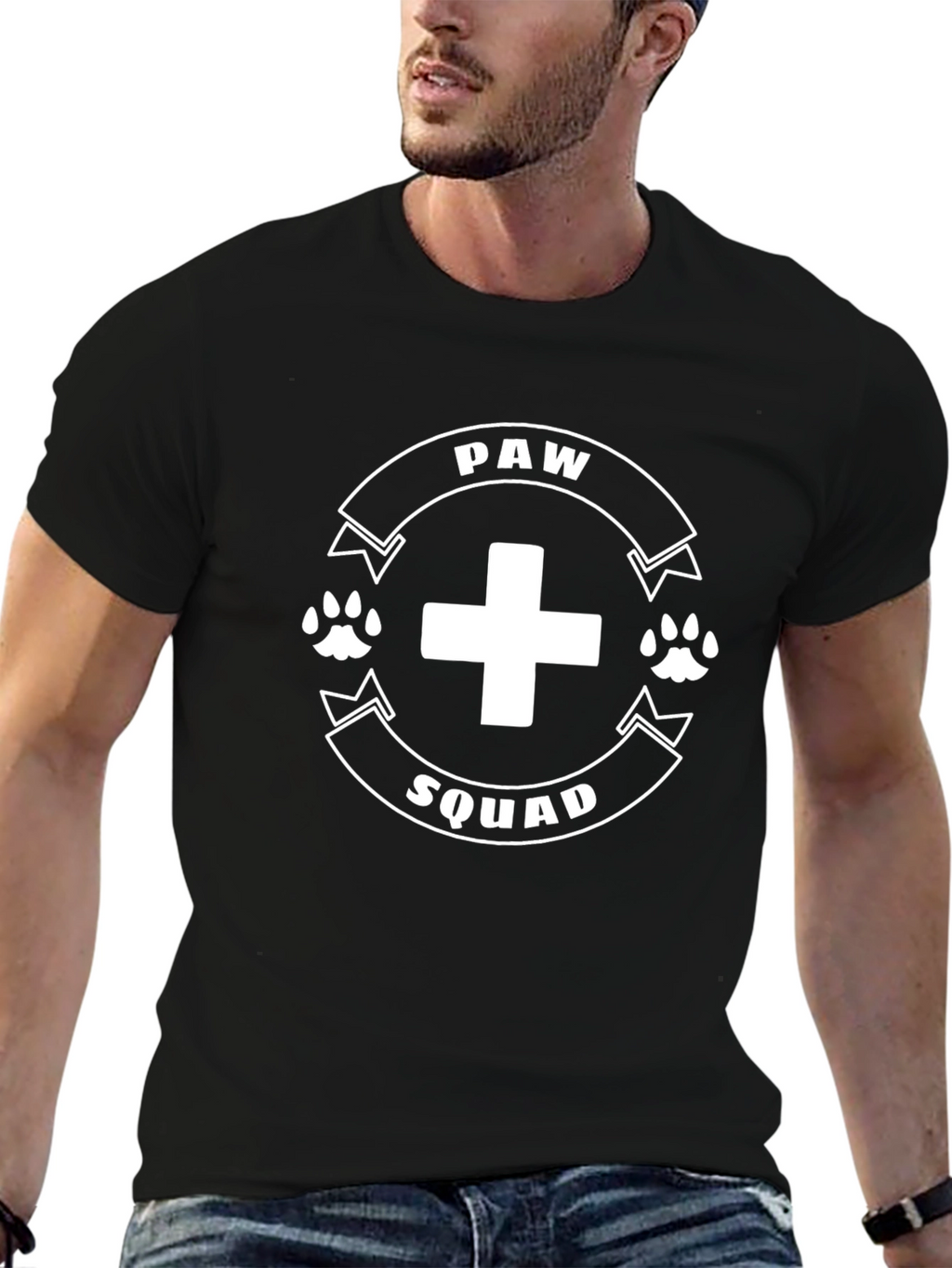 Paw Squad Graphic T-Shirt - Animal Lover Tee