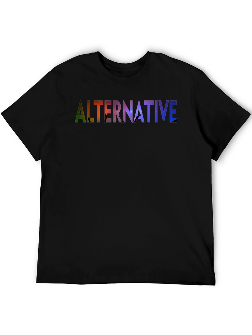 Alternative Graphic Print Black T-Shirt