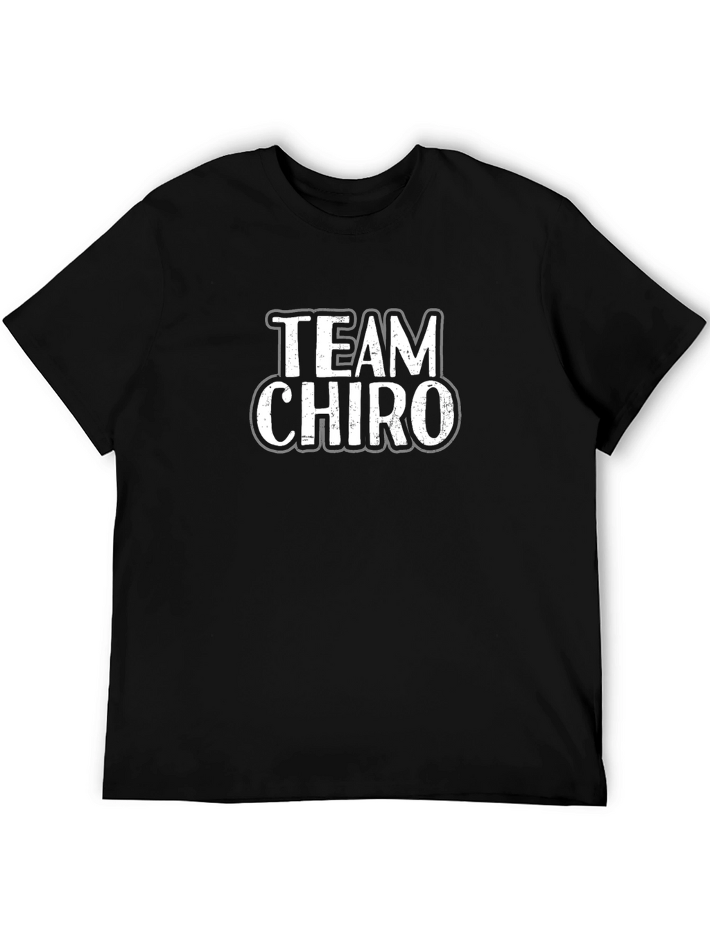 Team Chiro Black Graphic T-Shirt