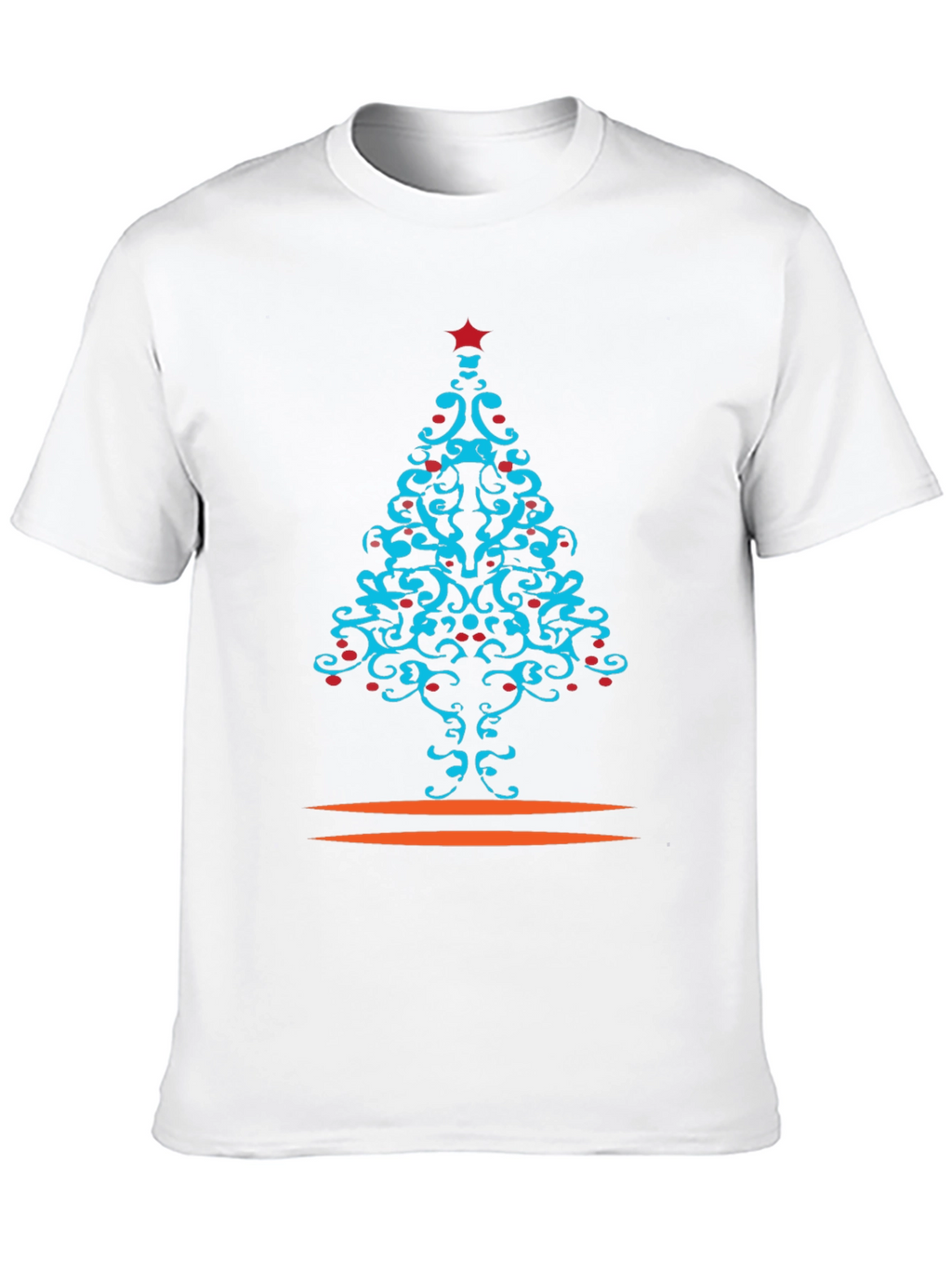 Festive Christmas Tree Graphic Tee