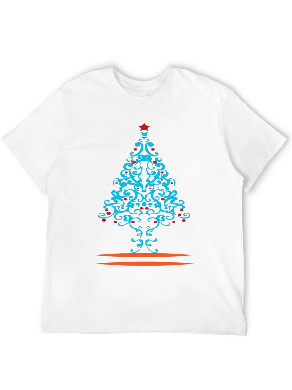 Festive Christmas Tree Graphic Tee