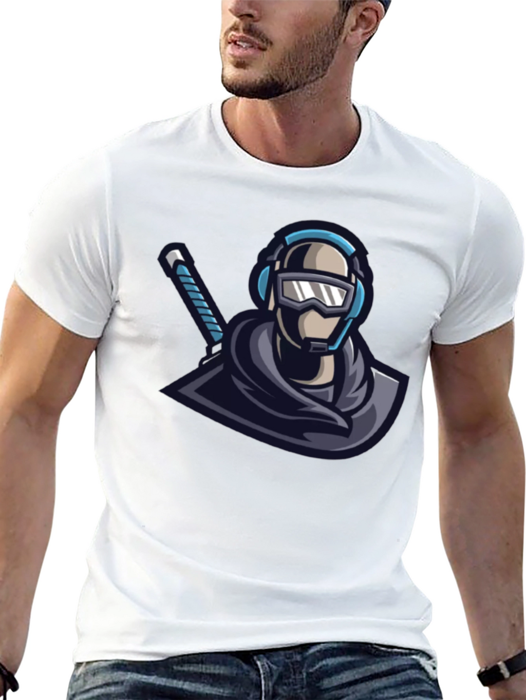 Ninja Warrior Graphic Tee - Black