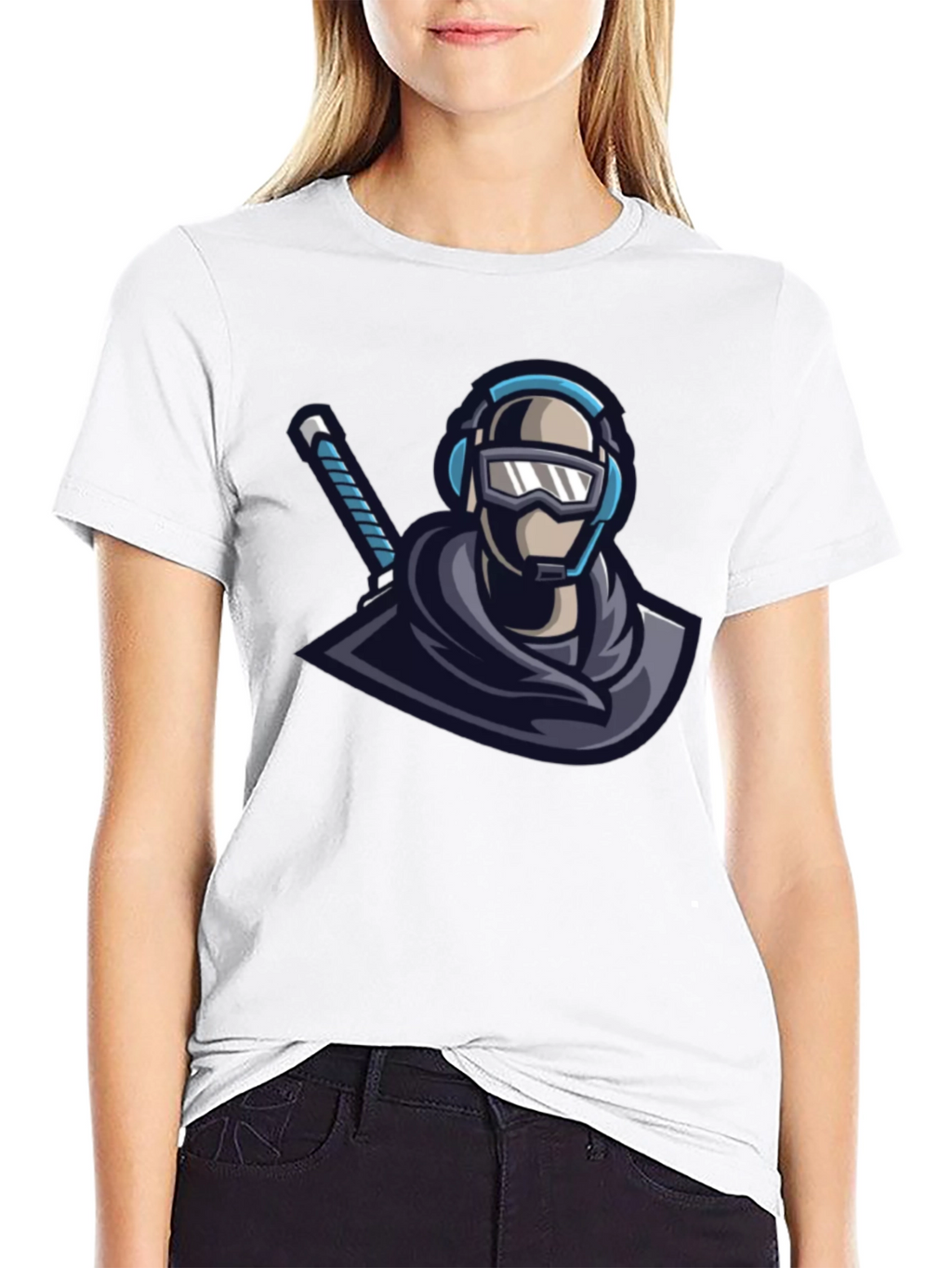 Ninja Warrior Graphic Tee - Black