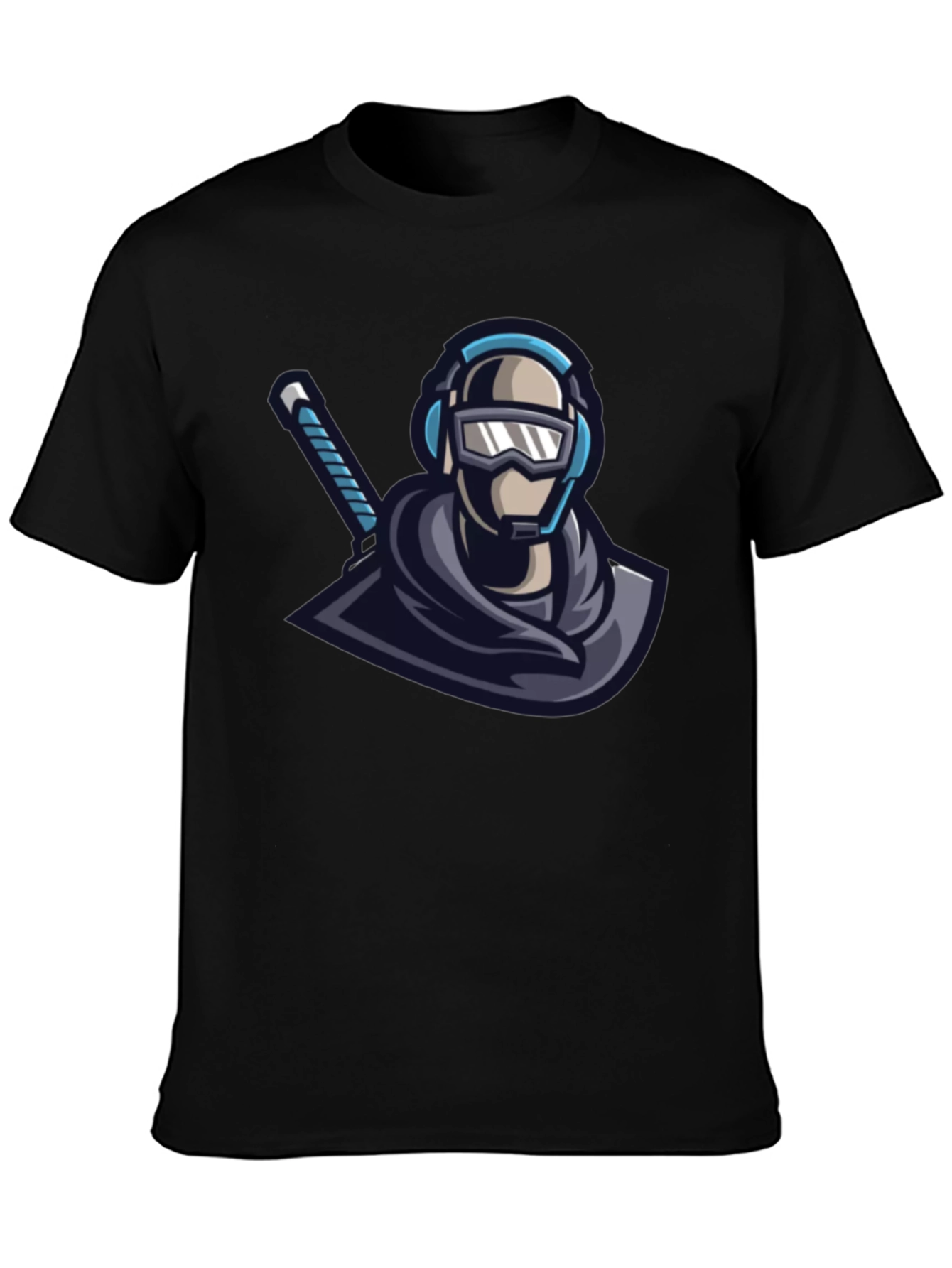 Ninja Warrior Graphic Tee - Black