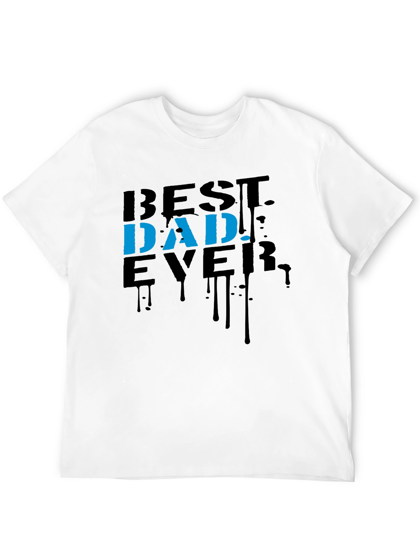 Best Dad Ever Graphic Tee - Mens Black T-Shirt