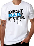 Best Dad Ever Graphic Tee - Mens Black T-Shirt