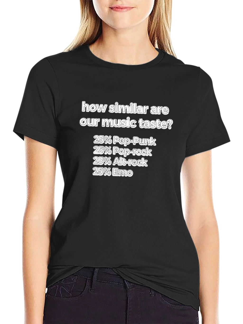Music Taste T-Shirt: Pop-Punk Pop-Rock Alt-Rock Emo