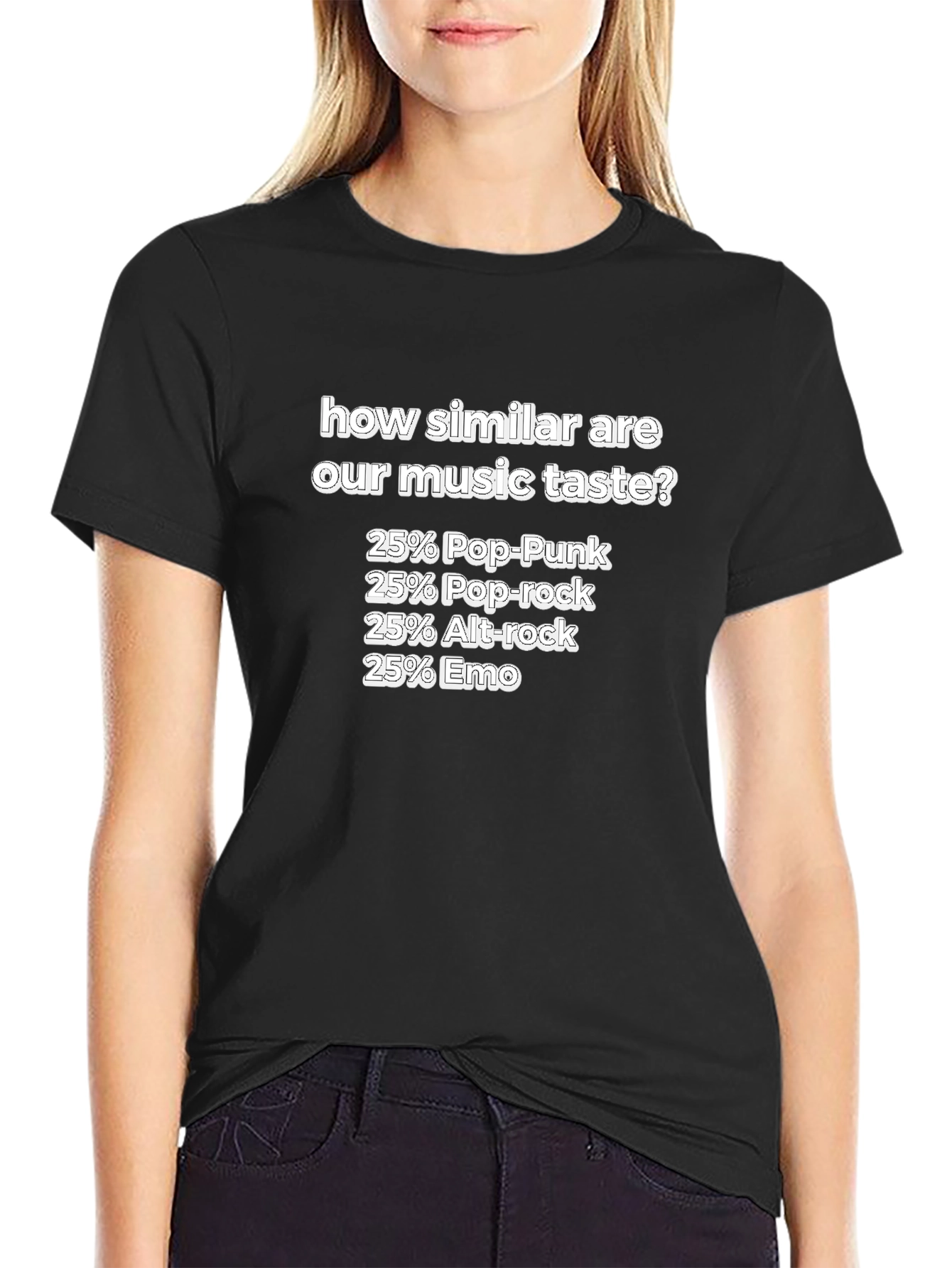 Music Taste T-Shirt: Pop-Punk Pop-Rock Alt-Rock Emo